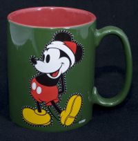 Disney Mickey Mouse Santa Christmas Oversize Coffee Mug